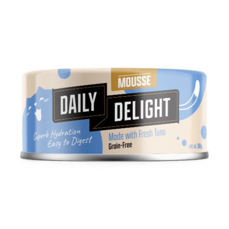 Daily Delight Mousse With Tuna Cat Wet Food 80g*12 Pieces